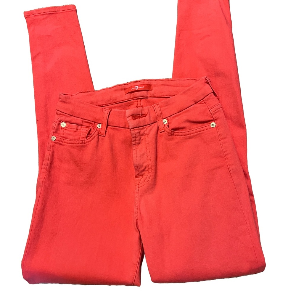 Women's Red Jeans